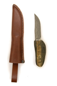 Messer mit Griff aus Donau Stein No 01